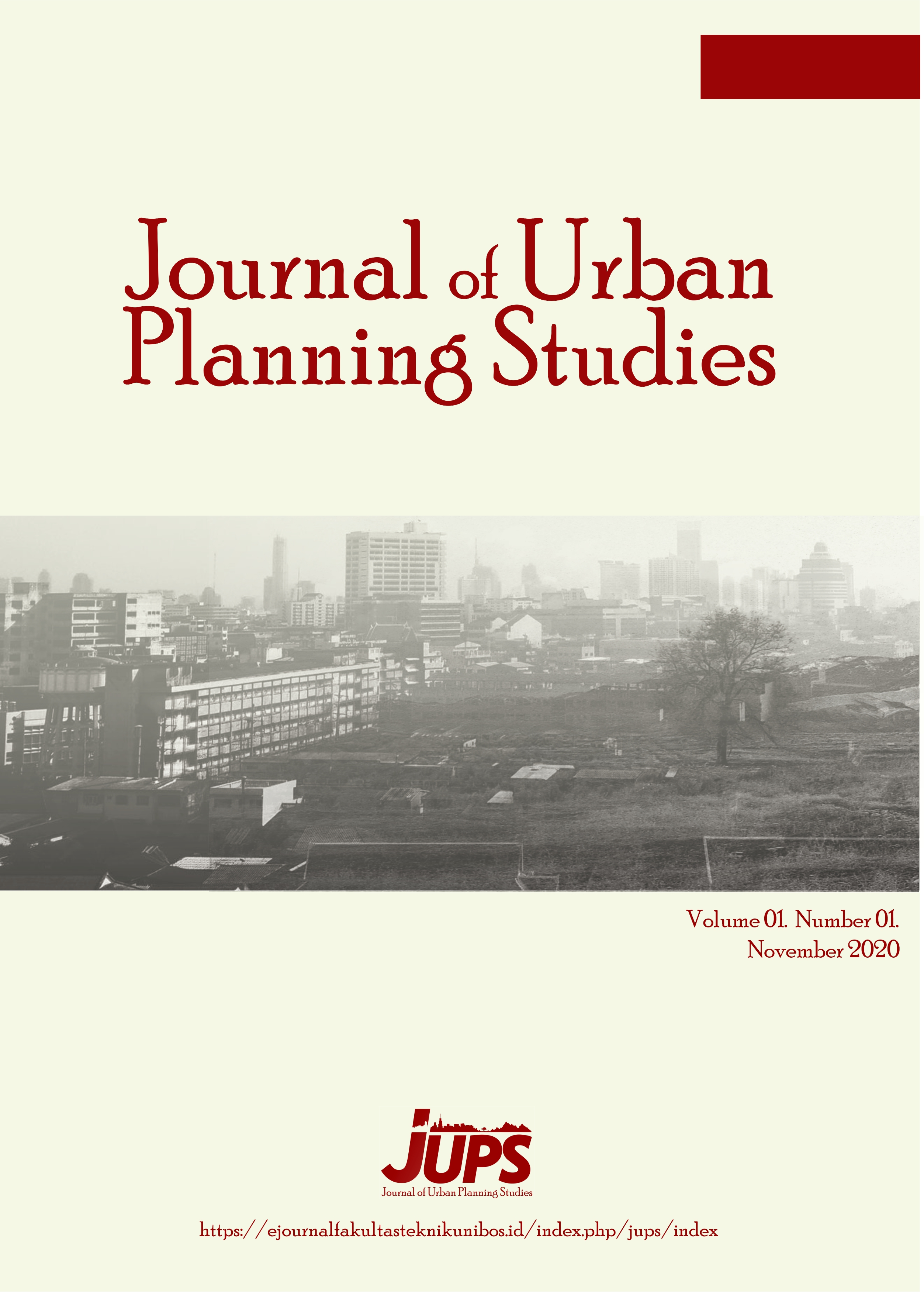 					Lihat Vol 1 No 1 (2020): Journal of Urban Planning Studies, November 2020
				