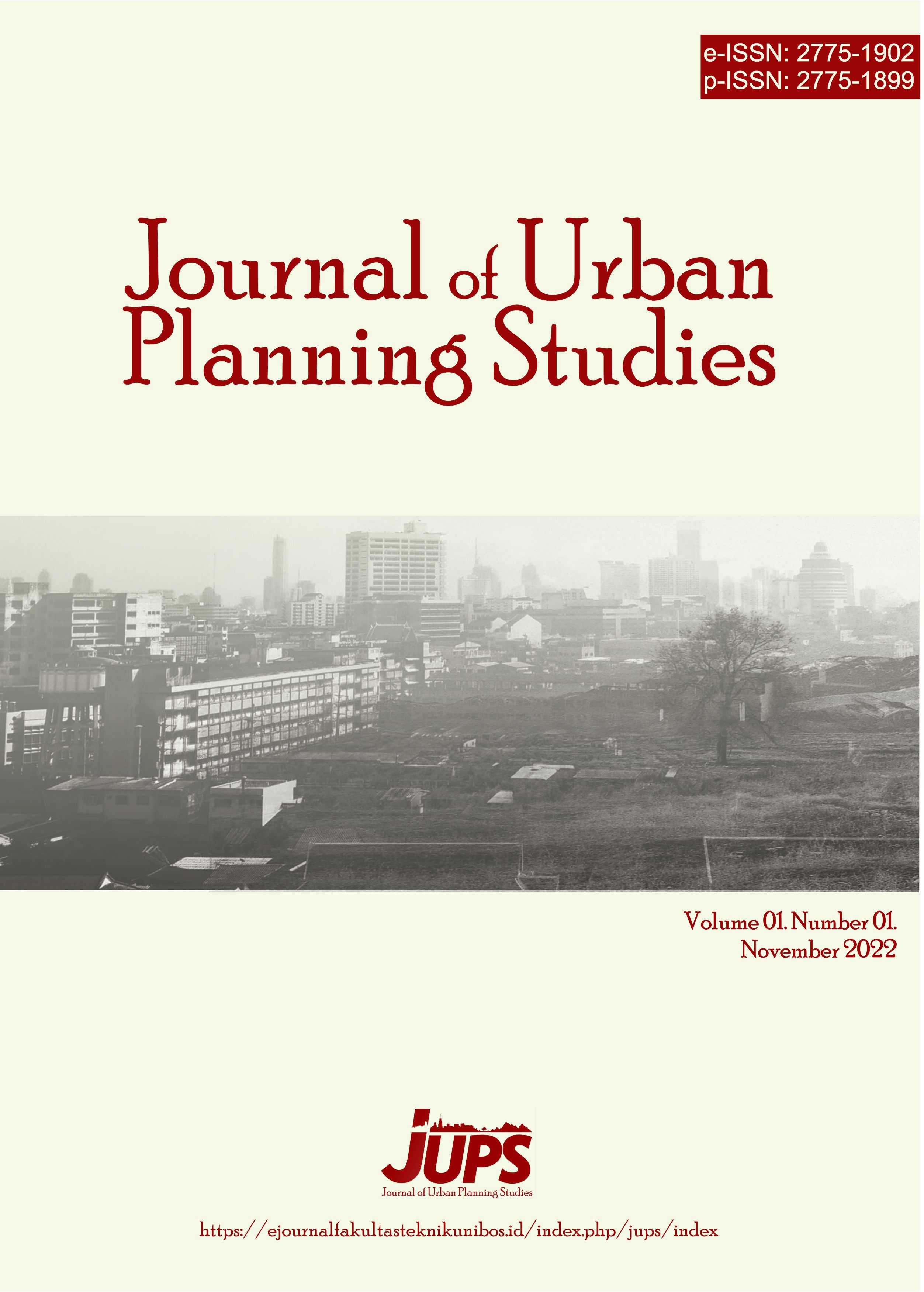 					Lihat Vol 3 No 1 (2022): Journal of Urban Planning Studies, November 2022
				